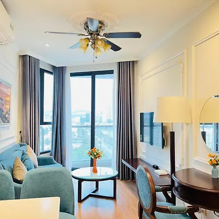 SUNRISE704 - 2phòng ngủ - 300m ra bãi tắm Marina - Full đồ nấu Bếp, Máy Giặt